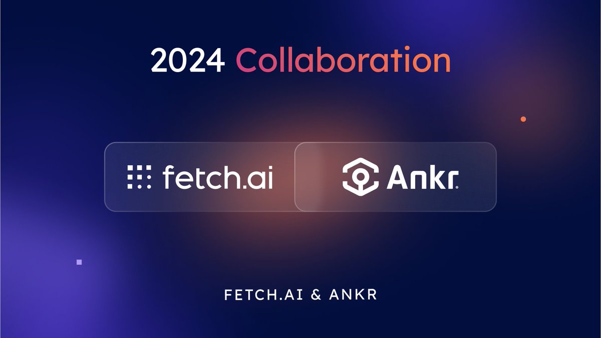 Revolutionizing DApps with #DecentralizedAI! 🌐🔗

Building on our existing partnership with @Ankr, 2024 opens up new collaborative avenues as the #GPU market becomes more important for #Web3 & our AI Agent tech matures 🤖

Discover the details 👇
fetch.ai/blog/fetch-ai-…