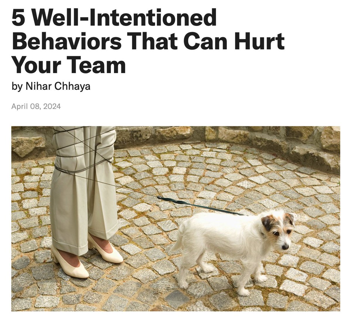 5 Well-Intentioned Behaviors That Can Hurt Your Team ow.ly/ei7a50Rfwe1 #Leadership #Culture #EmployeeExperience