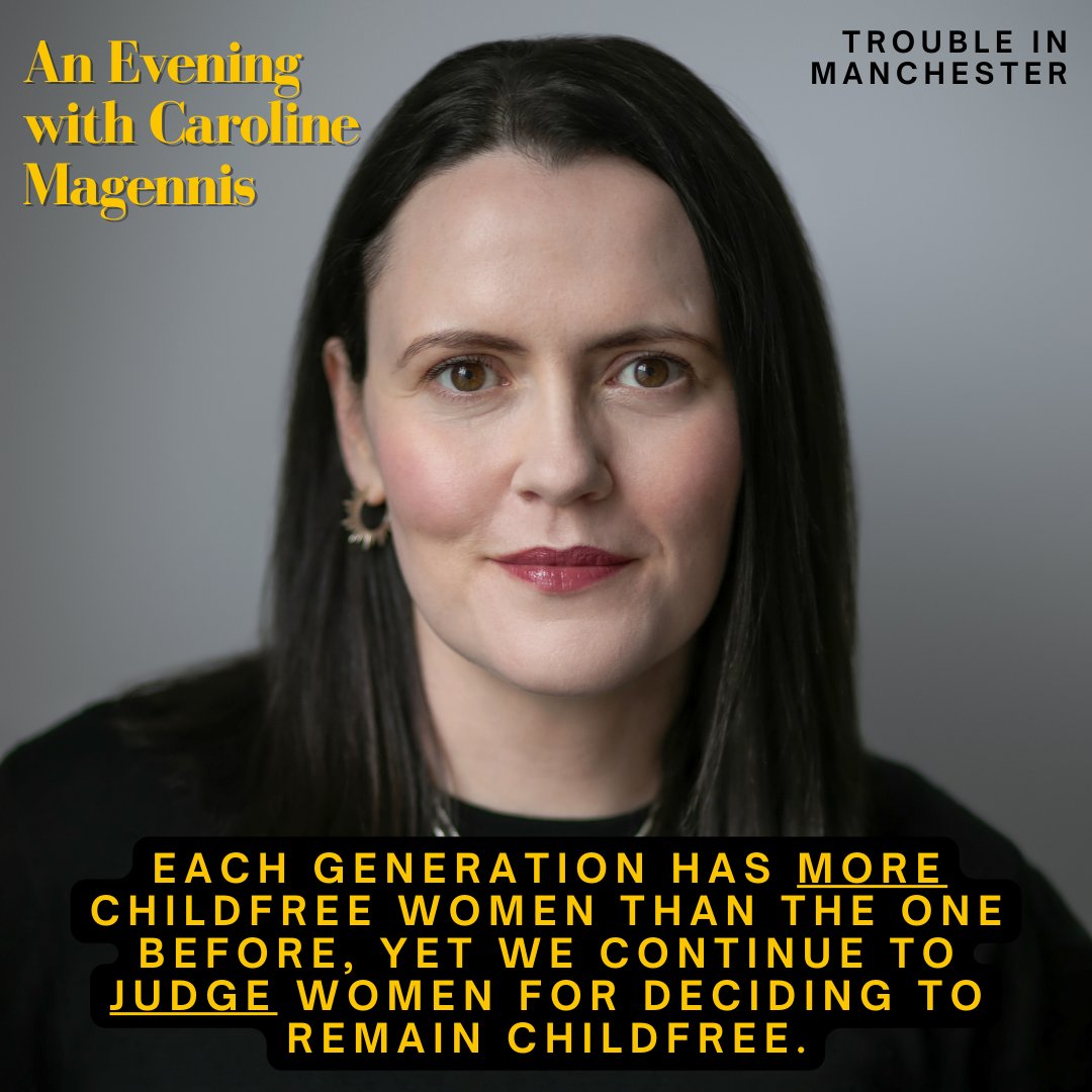 Trouble is launching in Manchester and we are kicking off this exciting new venture with a fabulous talk from Caroline Magennis on her book 'Harpy: A Manifesto for Childfree Women' at the beautiful venue x+why! ow.ly/LsV050RhZNu