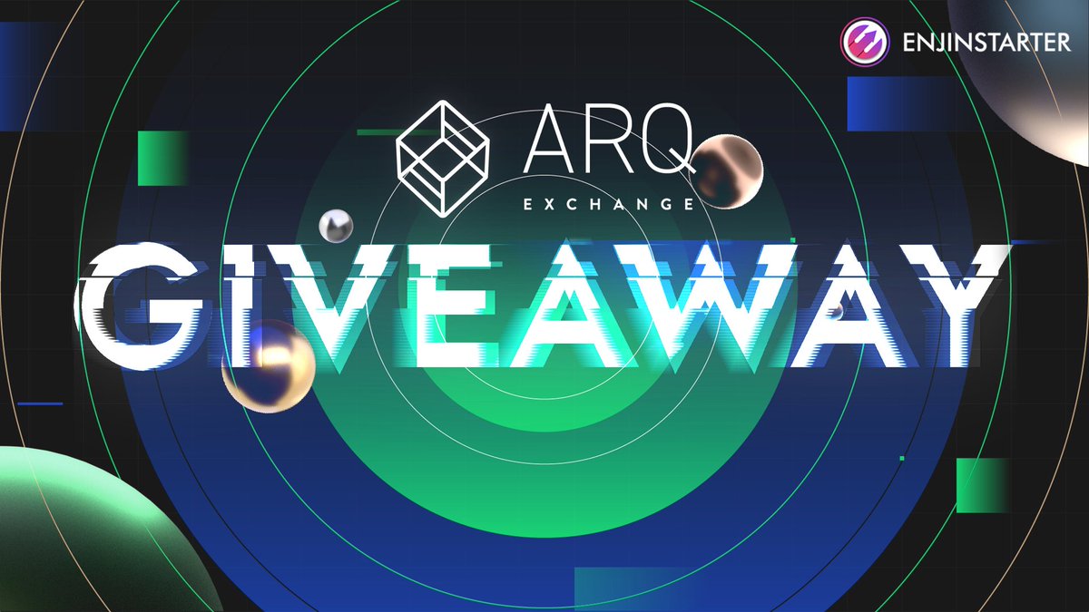 enjinstarter's tweet photo. 🚀 @ARQxAI Giveaway Alert! 

🌟 We're thrilled to launch a $2500 $ARQX token giveaway! Transform jewelry design with ARQ Jewelry, the first AI-powered app in the luxury industry. 🎉

👥 50 winners
✅ Complete tasks to enter 
🔗 https://t.co/GbLKUrrToE

Powered by AI, $ARQX is shaping a $350B industry. Join the revolution with @Enjinstarter! 🚀