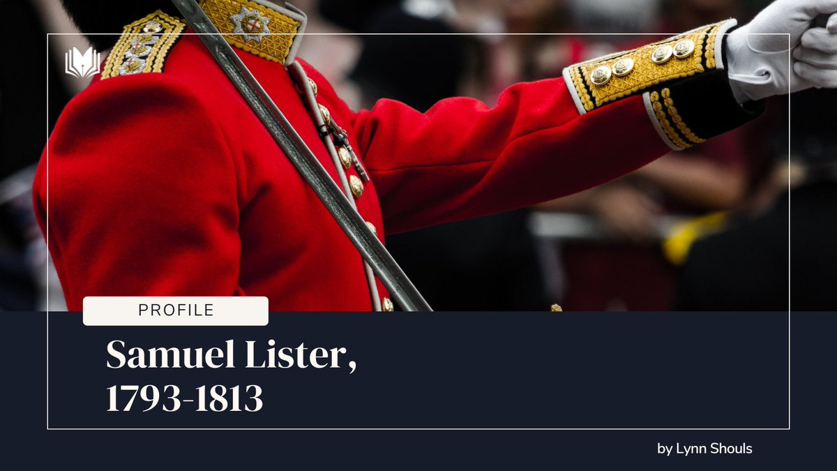 PackedWith's tweet photo. Are you into #MilitaryHistory? Well, today we have a profile for you! 💂‍♂️⚔

Check out the new details about Sam Lister in this profile by Lynn Shouls (@ScepeDeneDays), Anne’s beloved sibling whose death ultimately led to her inheriting @ShibdenHall!

https://t.co/ruA4yyiS4r https://t.co/YJU56d9ycq