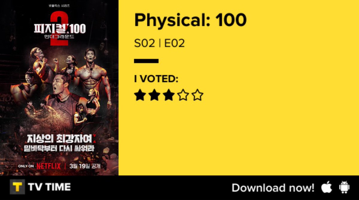 I've just watched Physical: 100 – Underground - S02 | E02