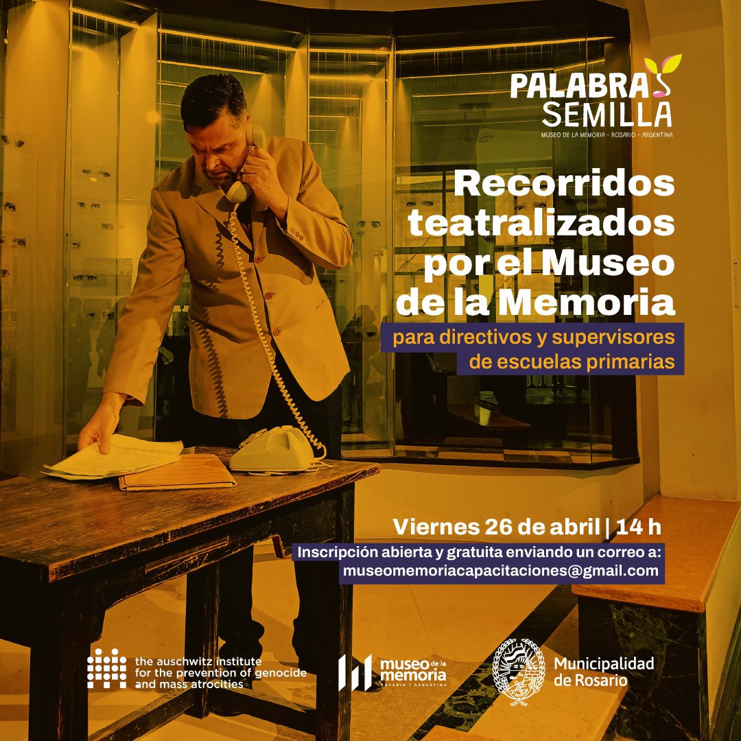 👩‍🏫 Recorridos teatralizados para directivos y supervisores de nivel primario