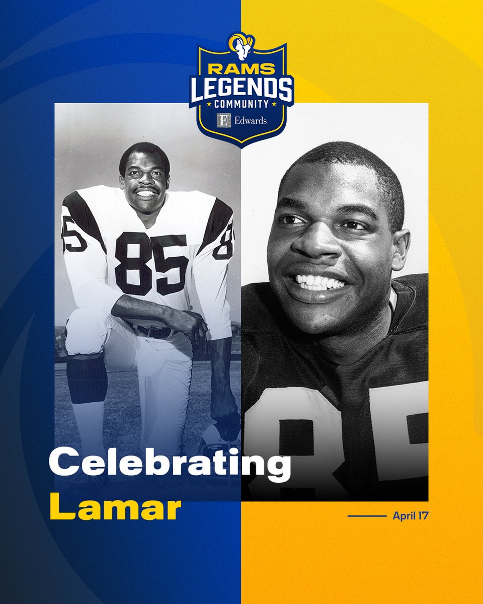 Celebrating the life of Rams Legend + Fearsome Foursome member, Lamar Lundy!