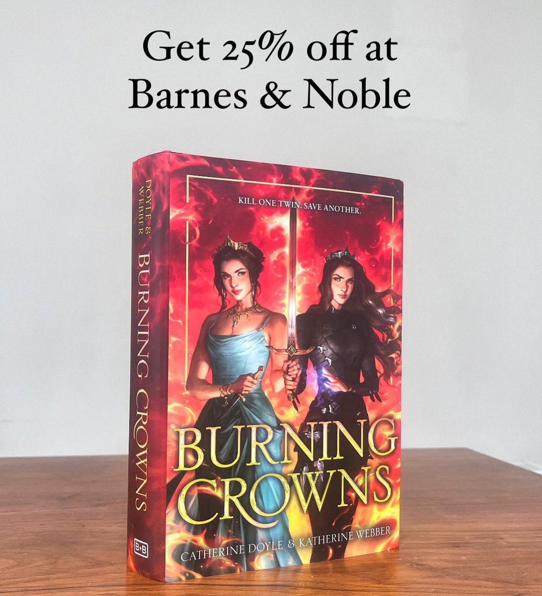 🔥Wren and Rose want you to know that if you preorder BURNING CROWNS from @BNBuzz between April 17- April 19 using ‘preorder25’ you’ll get 25% off if you are a rewards or premium member🔥 barnesandnoble.com/w/burning-crow…