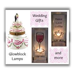 etsy.com/shop/Glowblocks FREE SHIPPING #freeshipping #etsy #lamps #nightlight #gifts #lamp #handmadegift #homedecor #glassblock #wine #winelover #giftsformom #mothersdaygifts #lamp #50s #weddinggift #giftsforcouple #coffeedecor #kitchendecor #housewarminggift #giftsformom