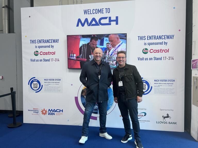 Neil Burrows and David Lord attended the MACH Conference to gain insights into the future of engineering, which they plan to implement at Burnley College. This will help the college remain a leader in the industry.