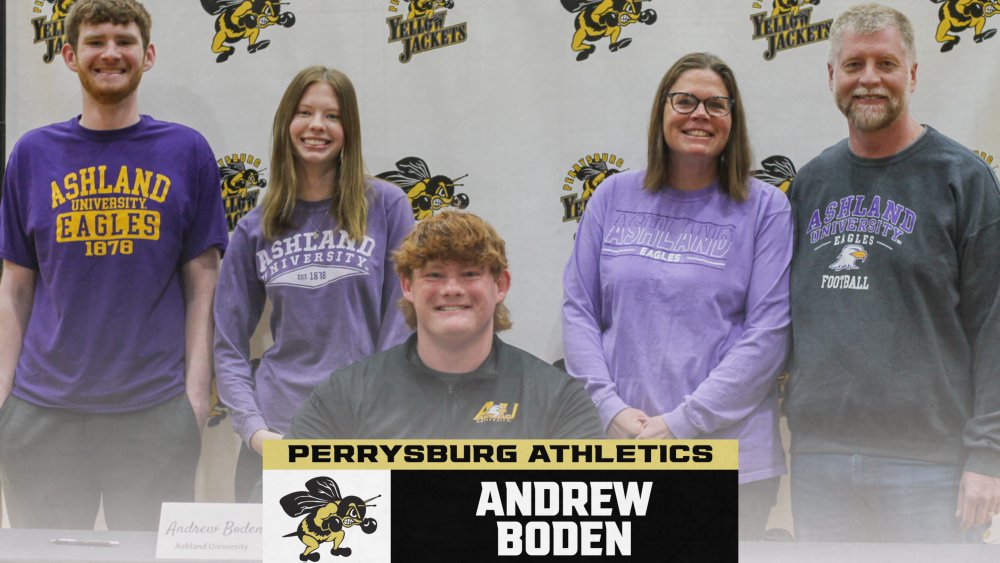 Congratulations to Andrew Boden who will be continuing his football career at Ashland University! #GoJackets @PerrysburgFB