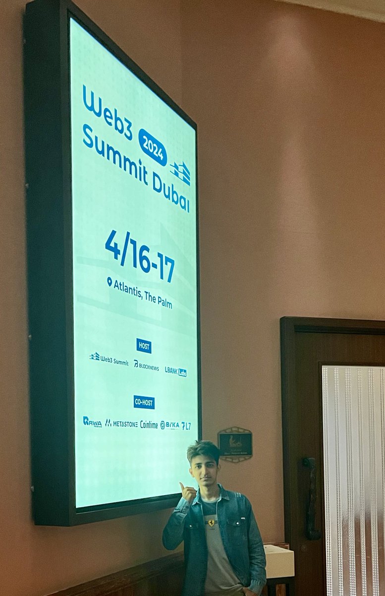 This event was like mini Token2049🇸🇬iykyk 🤭 #Web3SummitDubai