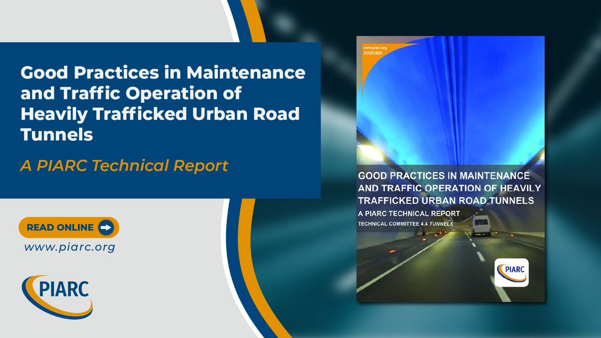 Discover essential insights on maintaining heavily trafficked urban road tunnels in our latest technical report. Learn about good practices in traffic management, maintenance, incident handling, and more.  Read it here: t.ly/UIeDx