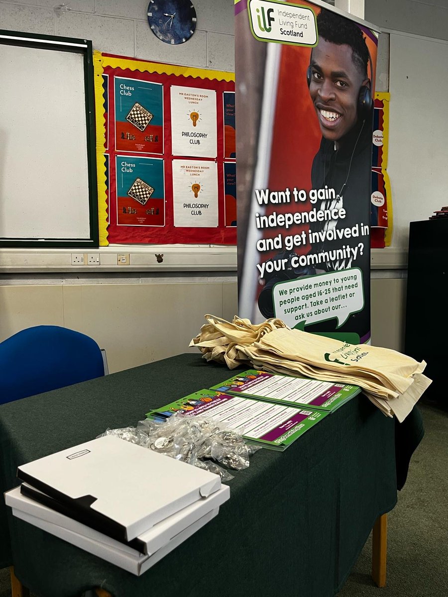 Excited to be at the ASN Future Pathways Event this evening at @curriechs and welcoming pupils, parents and carers from there as well as @BalernoHS , @WHHS_Edin, @FirrhillHS & @Woodlands_Edin. The goodies are set up and we’re ready to chat. Come over and say hi! #TransitionFund