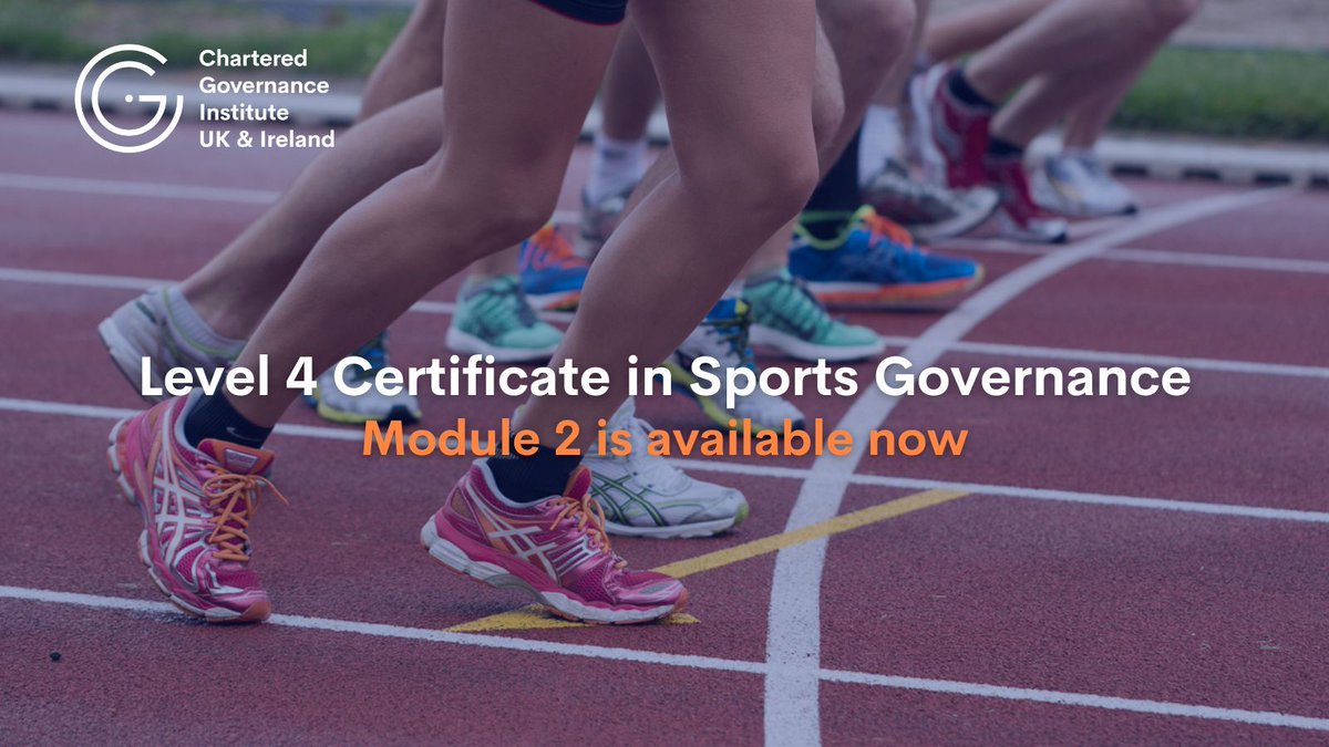 Our Sports Governance Qualification has 4 separate modules which you can book individually. The 2nd module, which is now available, explores the core principles, organisational structures, and legal frameworks in this area: 📅 Starts June 2024: buff.ly/3HcSsVp #CGIUKI