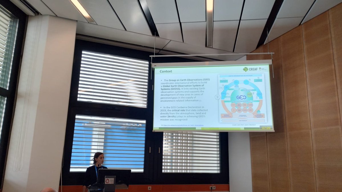 Alba Brobia @a_brobia presented the G-reqs 🦖A framework for defining precise, technology-agnostic, user-driven geospatial in-situ requirements. Part of the InCase project mission towards a #FAIR Global Earth Observation System of Systems without data gaps! 🚀Let's go G-reqs!!!