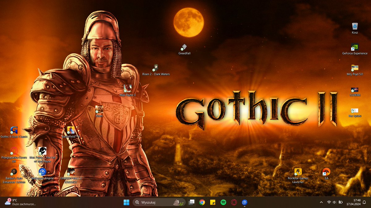 BerusHD's tweet photo. Ale cudowną tapetę znalazłem na WE i to jeszcze ruchomą <3 @gothicthegame #Gothic #GothicII https://t.co/4VP0nvPIy0