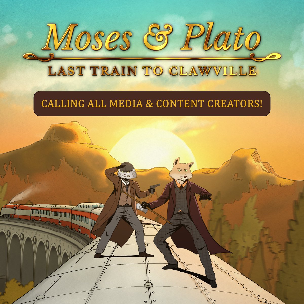 Hello, all game content creators and journalists!✨ We have been brewing @mosesandplato with @TWGdevstudio and we want to share exciting news about the game! 🌱 Fill out this form to participate! 🦊 bit.ly/mosesmedia