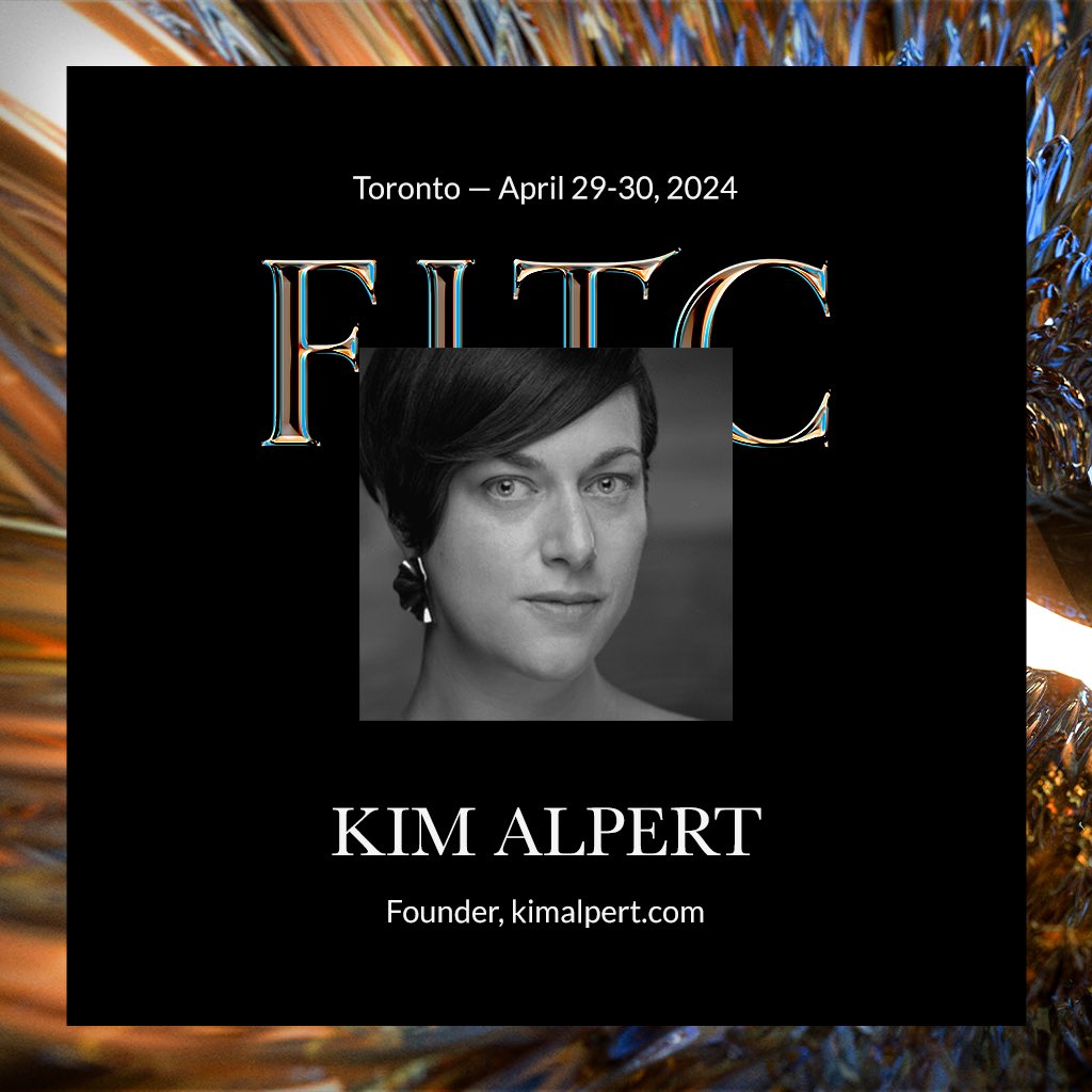 Experience industry trailblazers at FITC Toronto! 🔹 Frincy Clement, Head of NA & Canadian Ambassador for Women in AI. 🔹 Kim Alpert, Founder of Kimalpert.com. Get your tickets now! fitc.ca/event/to24/ #FITCToronto #FITC24