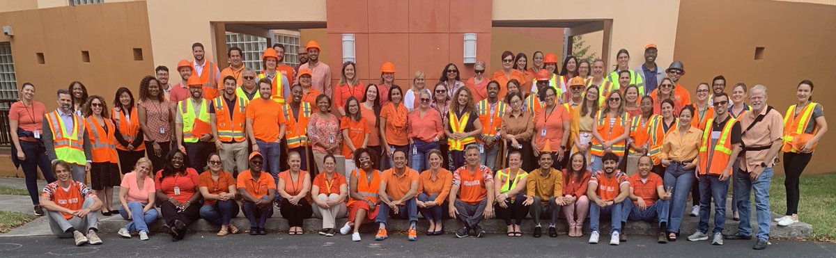 FDOT is proud to Go Orange for #WorkZoneSafety! Across the state, FDOT employees are showing their support for road workers & their tremendous impact by wearing orange to raise awareness of the importance of driving safely through work zones. We're all happy to do our part #NWZAW