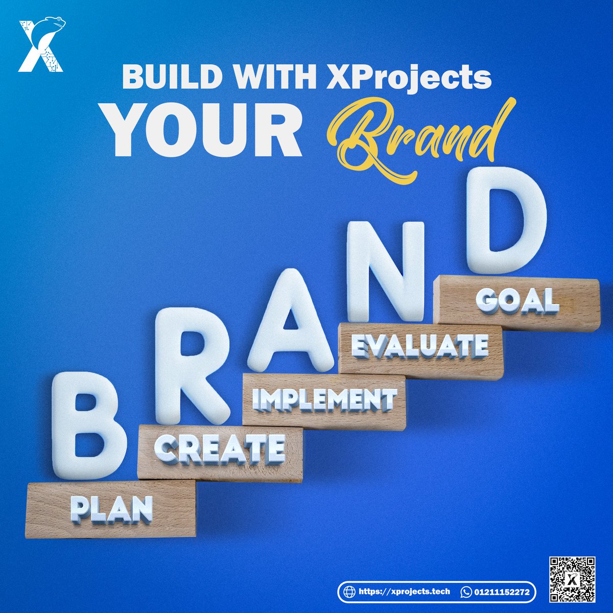 xprojects80's tweet image. Build your brand with Xprojects ✨💪
#Xprojects
#unlockTheDigitalWorld
#buildbrand