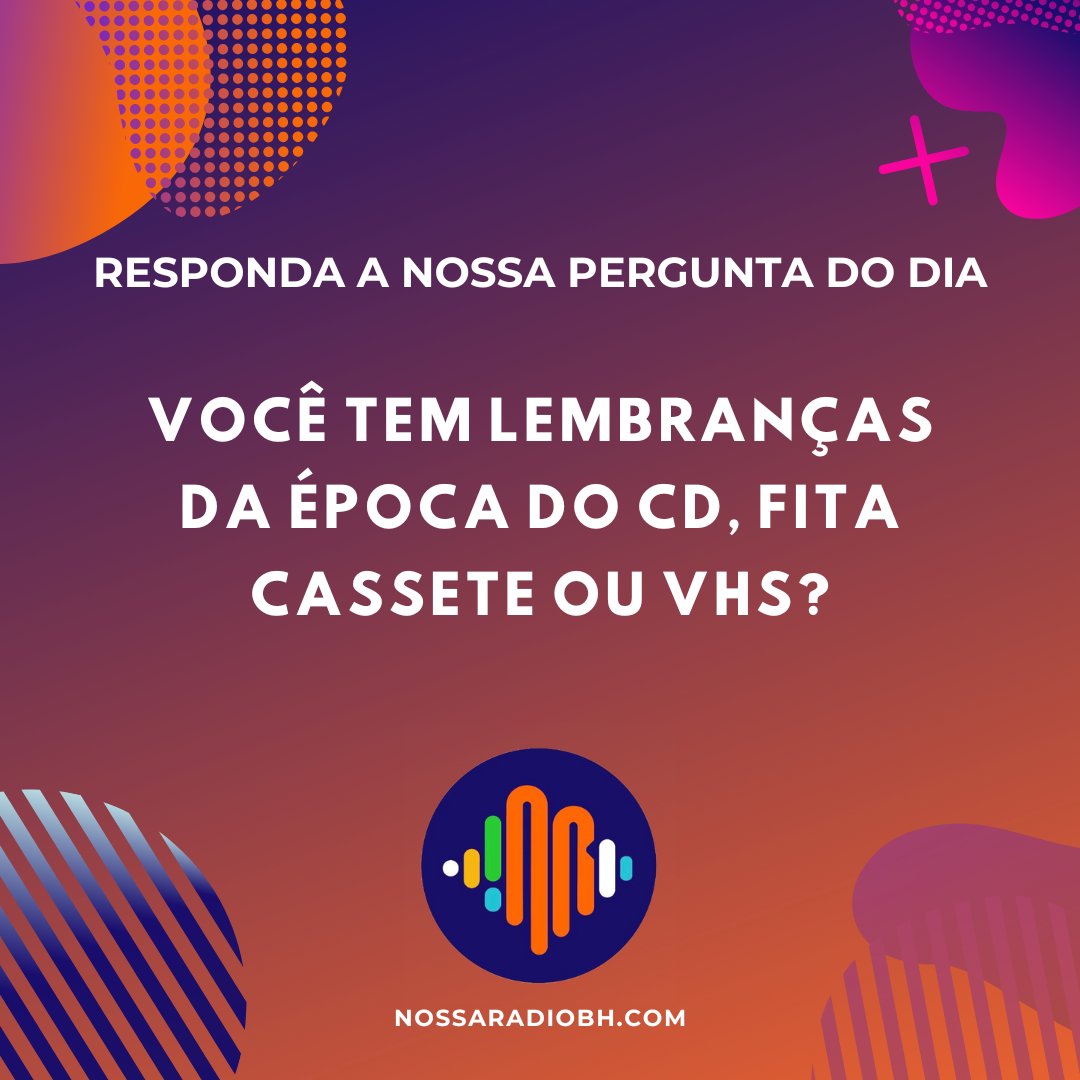 Participe junto com a gente e responda a nossa pergunta do dia. Deixe nos comentários a sua resposta.  E se ligue na Nossa Rádio para ouvir a sua participação. #enquete #pergunta #responda #resposta #participe #rádio #bh #temadodia #bora #você #maispertodevocê #nossaradio #br #mg