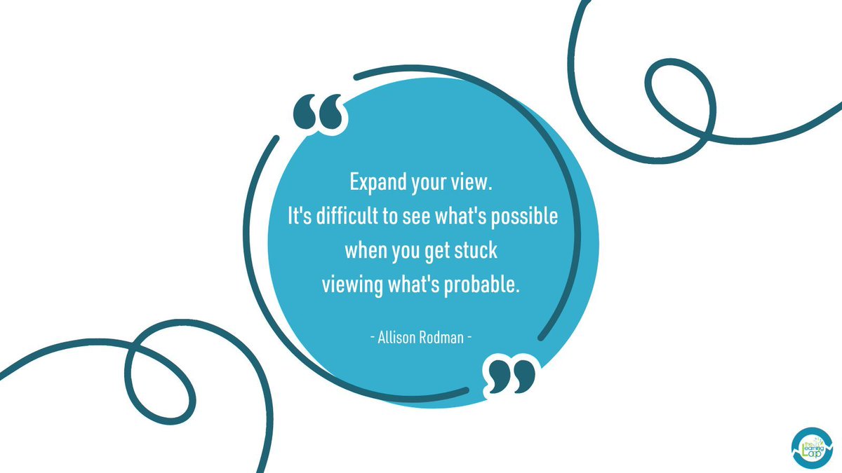 💡 How are you actively working to expand your view (both literally and figuratively)? 

#LearningLesson #professionallearning #personalizedPL #PD #professionaldevelopment #StillLearning #capacitybuilding #wholeeducator