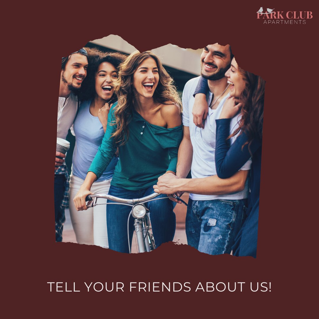 Spread the word and let your friends know why our apartment community is the place to be! 🏠 #apartmentliving #apartmenthunting #communitylove