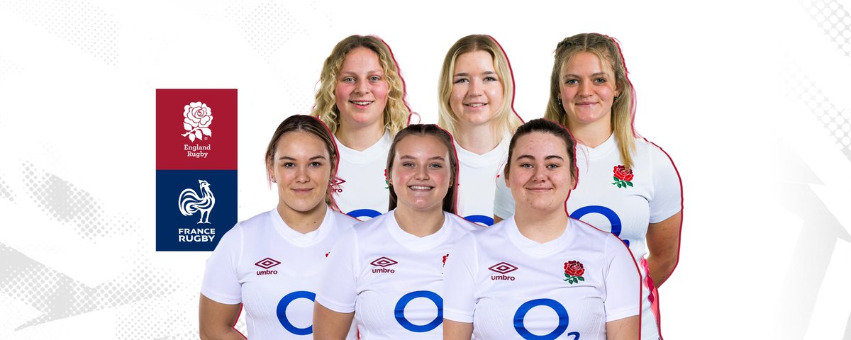 𝗦𝘂𝗽𝗲𝗿 𝗦𝗶𝘅 🌹 Congratulations to Lia Green, Catherine Wells, Ellie Roberts, Amelia Williams, Lucy Calladine and Carmela Morrall after they were selected in England U20 Women’s matchday 23 to face France this weekend. The game kicks off at 5pm BST on Saturday 20 April.