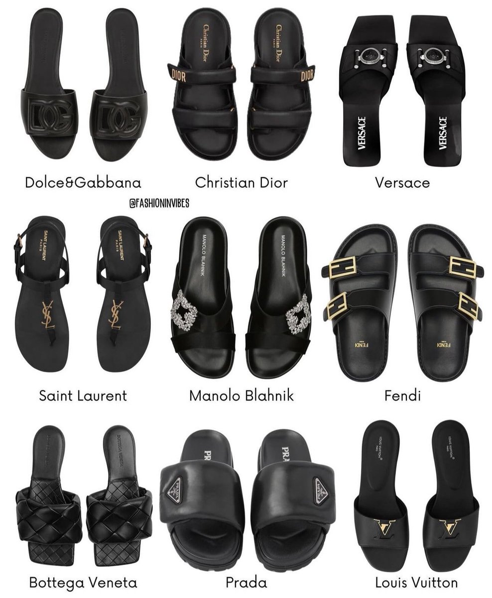 black summer sandals