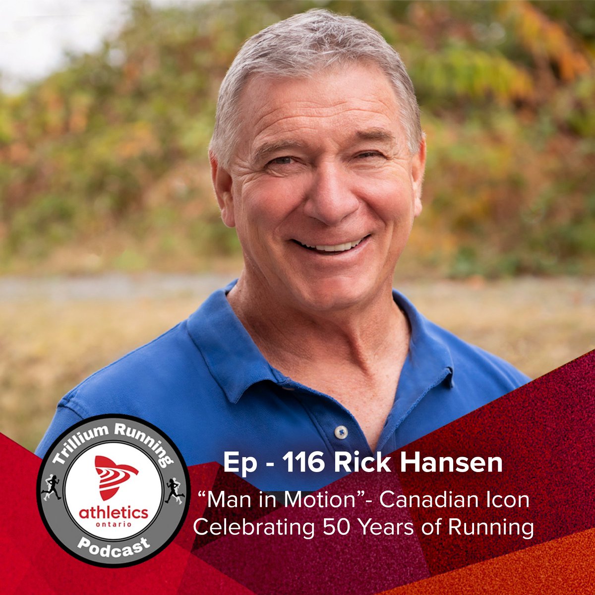 The Trillium Running Podcast celebrate the 50th anniversary of Tamarack Ottawa Race Weekend with the icon, the legend, the 'Man in Motion' himself...Rick Hansen! Listen here: athleticsontario.ca/road-trail-run…