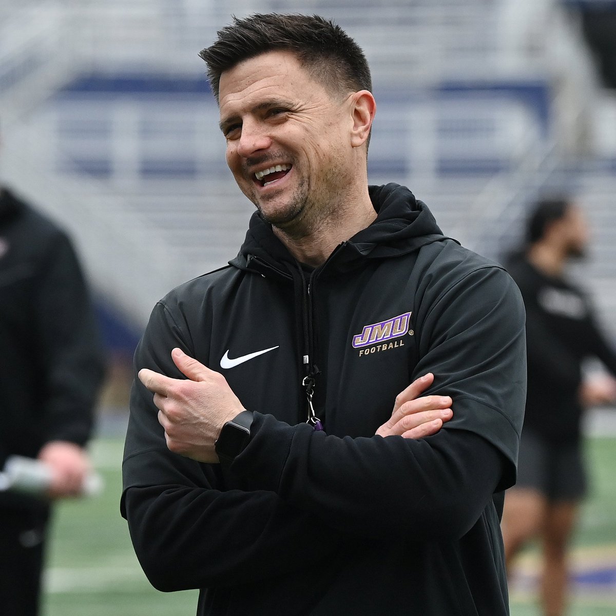 I went 1-on-1 with James Madison head football coach Bob Chesney after practice Tuesday to get an update on how spring ball has gone for his team. The spring game will kick off Saturday at 2:30 p.m. inside Bridgeforth. 🔊 on.soundcloud.com/xNT8q6hN47aoxP… @JMUFootball | @CoachBobChesney