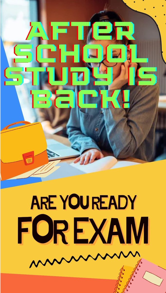 A reminder that after-school study is back in session. Speak to Ms Breen about signing up! 📖👩‍🎓👨‍🎓 #examprep #extracurricular @CityofDublinETB