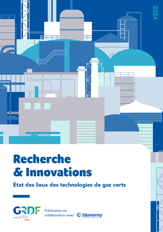 #GRDF &amp; Blunomy publient un état des lieux des avancées technologiques gaz renouvelables en 🇫🇷 et dans le monde.

#Méthanisation, pyrogazéification, gazéification hydrothermale, il présente l’éventail des solutions de production de #GazVerts.

➕d'infos ➡️cutt.ly/Lw5qaQdC