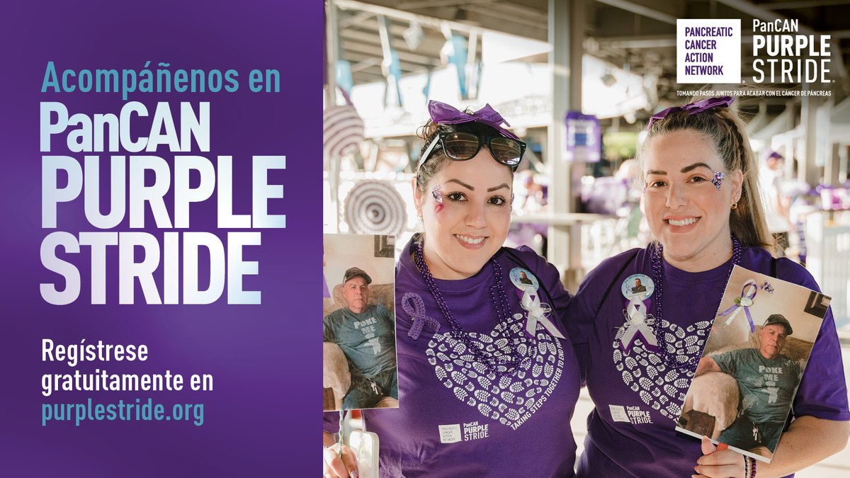 Acompàñenos en #PanCANPurpleStride Boston👟💜! Aprende más en ➡️ purplestride.org/boston