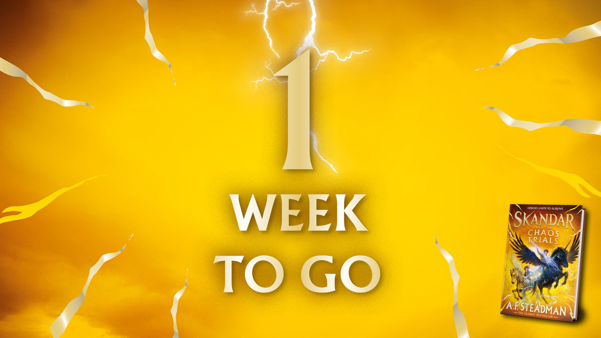 💛 The 1 week countdown is on until the unmissable Skandar and the Chaos Trials is released! ⚡ @annabelwriter