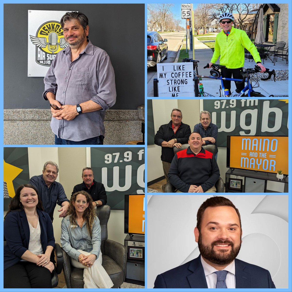 #MainoandtheMayor today talk: @MarkHusenATC from @BellinHealth, @brandonkinnard from @NBC26, Kim Elsing from @GreenBayYMCA + Lydia Lynch from #CapitalCreditUnion, Joe Ferlo w/ @TheGrandOshkosh, & @WeBikeetc 

Start again here: civicmedia.us/.../2024/04/17…