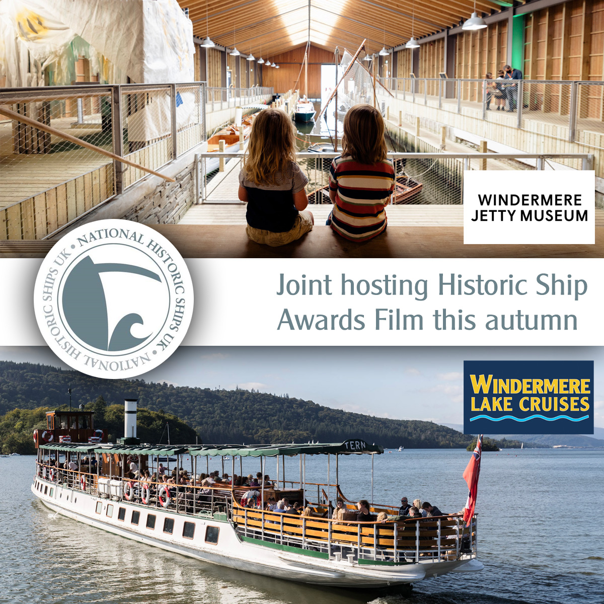 We'll be extending a warm Windermere welcome to @NatHistShips later this year, when they announce their award winners from @windermerejetty & on board our fleet. It's great to see such prestigious awards in The Lakes for 2024. Read the announcement here > ow.ly/Iboa50RijhN