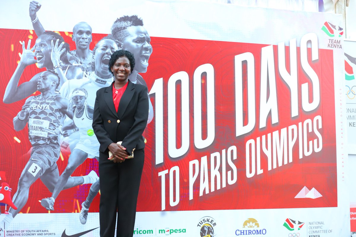 Catherine the great inside 100 days to Paris 2024 countdown 

Seeing and hosting her today brings back memories ☺️ 

#TeamKenya #HesabikaNaMabingwa