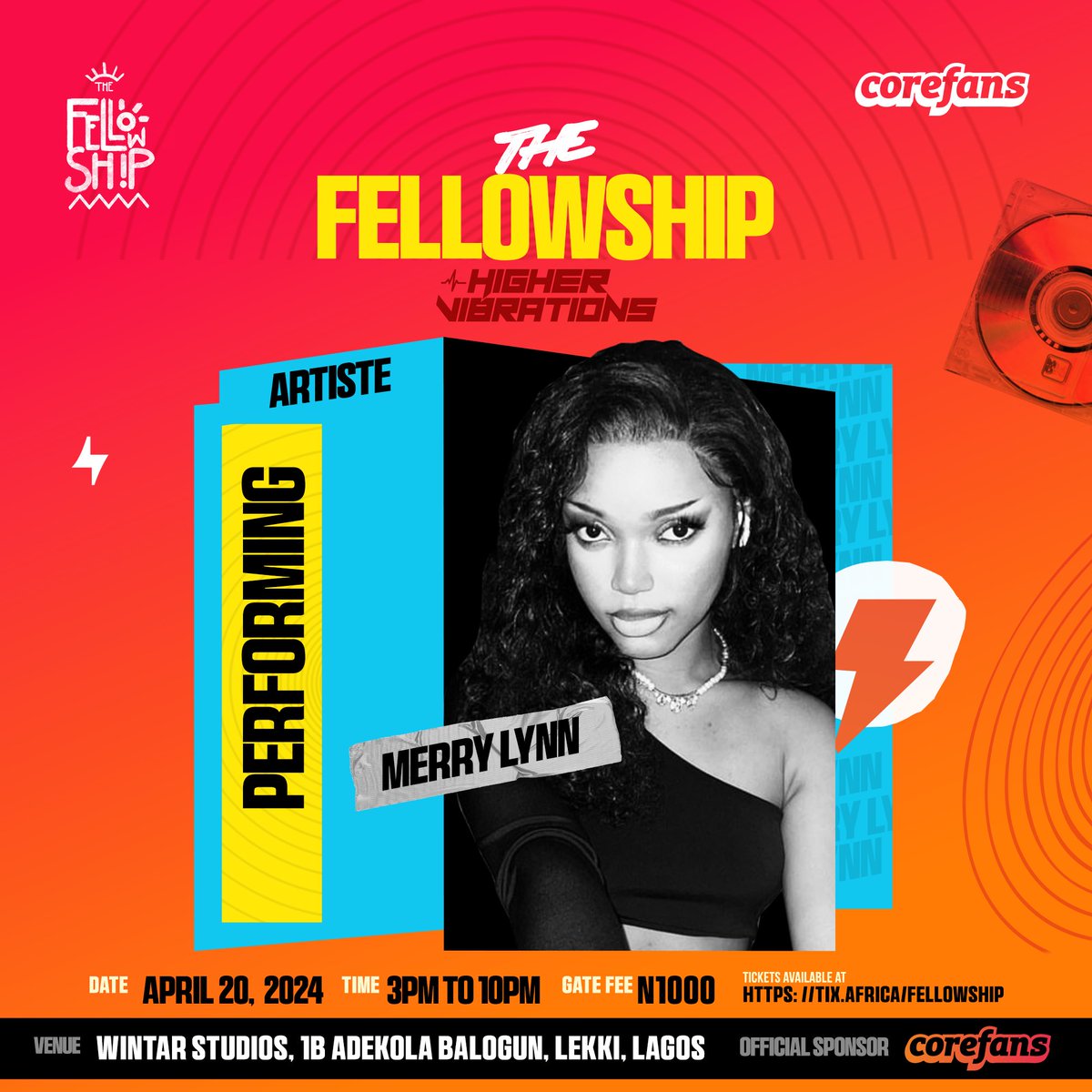 merrylynnmusic's tweet photo. I’m out this weekend for @corefansHQ x fellowship @wintarstudios 
You can get your tickets below. 
See you Saturday 💕
https://t.co/jWYVlpAgjx… https://t.co/2AdHBlAWZ7