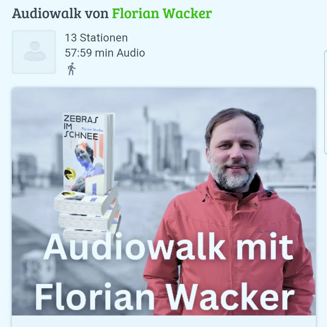 "Deutschlands wunderbarstes und sinnvollstes Lesefest" (<a href="/DIEZEIT/">DIE ZEIT</a>) ist dieses Jahr auch als #Audiowalk erlebbar! Viel Vergnügen beim Spaziergang mit Florian Wacker und seinen Zebras im Schnee!
frankfurt-liest-ein-buch.de/programm
