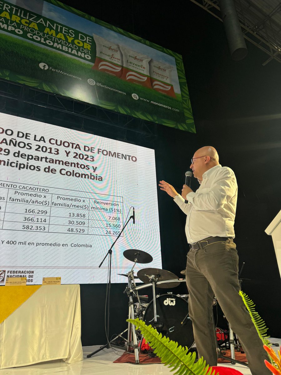 #SoyFedecaco. El presidente @e_baquerocacao en el marco del Día del Cacaocultor realizó una conferencia sobre el panorama del sector cacaotero en Colombia🇨🇴 y el mundo. Además, resolvió las dudas y explicó los alcances y diferencias de #Fedecacao y del Fondo Nacional del Cacao.