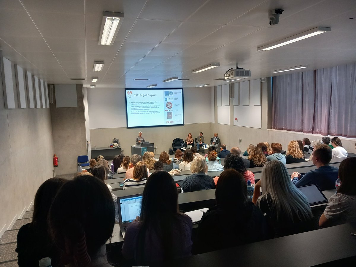 Full house at the 'Teaching children with ADHD' event @DCU_IoE led by the fantastic @gerscanlon @grainne80 and Conor Maguire #ADHD #neurodiversity #inclusion