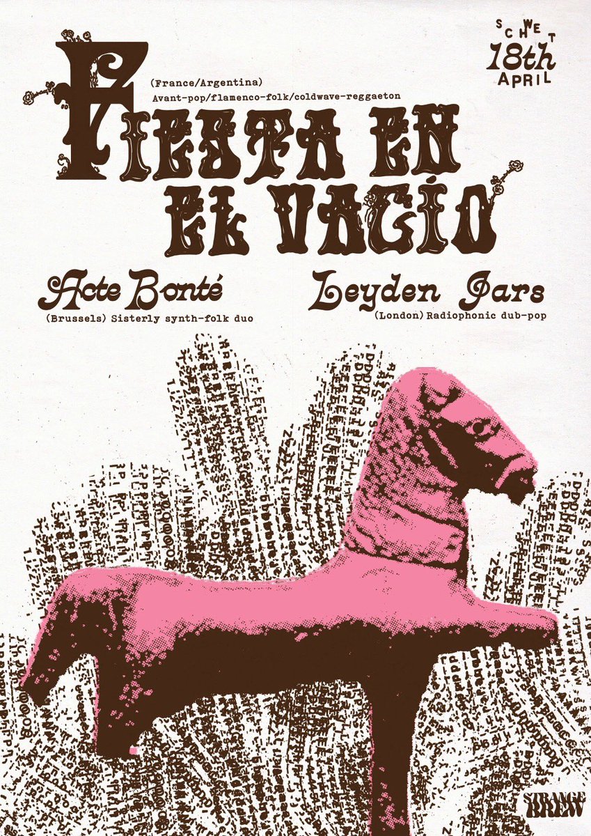 Bristol heads + other West Country exiles

'Smudged radiophonic dub-pop sensations' Leyden Jars play live in Bristol at Strange Brew for the mighty Schwet tomorrow, Thursday 18th April from 7pm 🎛️ ⚡

Supporting the wondrous Fiesta en el Vacio, head down if you're around!