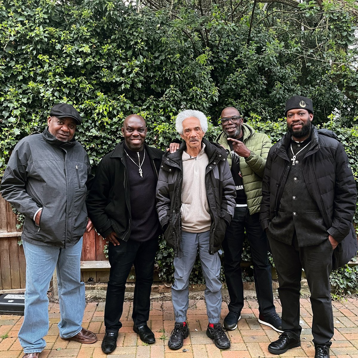 #Atonist brothers taking the time out to visit one of our elders in #Luton .

Elder Keith (centre) was in good spirits and grateful for the visit. We look forward to spending more time with him again.

#Atonism #AtonismRising #AtonistMen