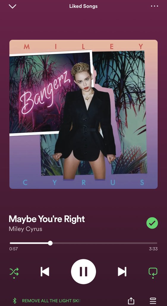 I love that since Miley left Disney, her theme has been pretty consistent. Self love, self discovery, choosing yourself and knowing when to walk away! They don’t give my girl the CREDIT she deserves!