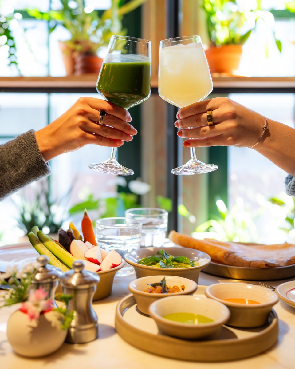 Spring flavors are on full blast inside the Tin Building 🌱 Get a taste of one of The New York Times’ Best Restaurants in New York City, abcV. 🌼🍽️ Reservations ➤ bit.ly/3xGcBSE