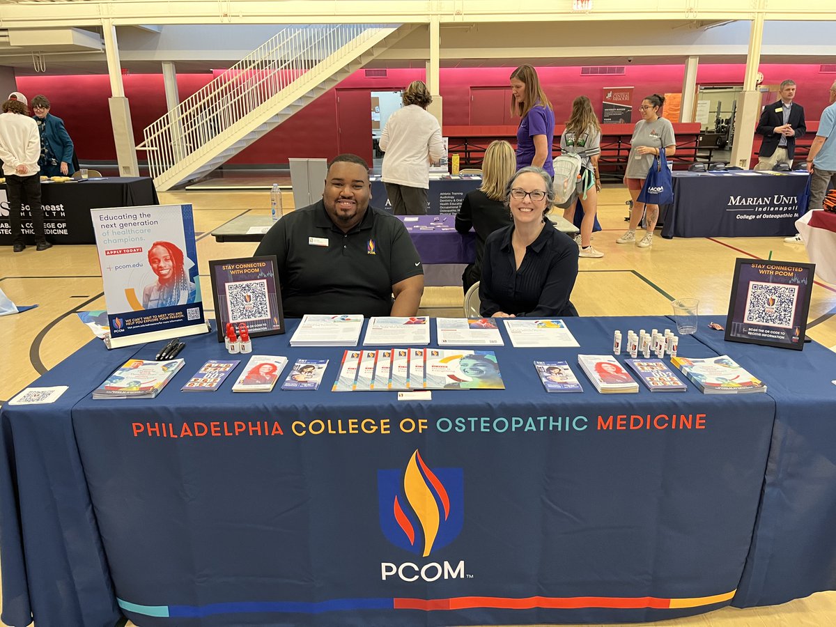 PCOM's Office of Admissions is #PCOMproud to attend @AACOM's Educating Leaders Conference this week, perfect timing for #NOMWeek! We are representing at recruitment fairs and sharing presentations on our admissions trends this year.