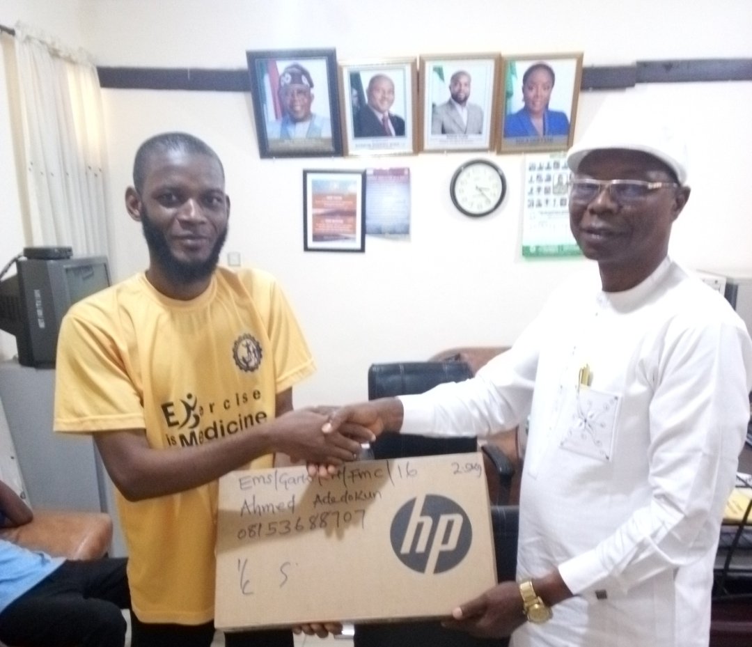 #Thrilled: Today, I received a brand new laptop from #3MTT & @NgComCommission through the FCT NIPOST Manager. I extend my sincere gratitude to the Federal Government under the leadership of President @officialABAT Ahmed Tinubu, GCFR..