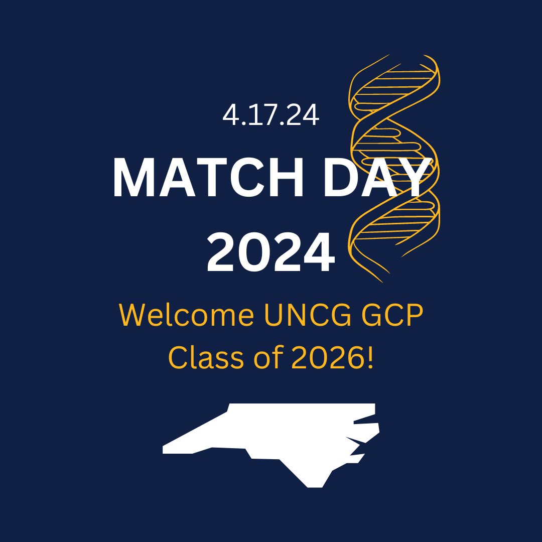 Congratulations to the class of 2026, and thank you to all of the outstanding students who applied this cycle! Incoming first years, we can’t wait to see you in Greensboro!! 🧬
