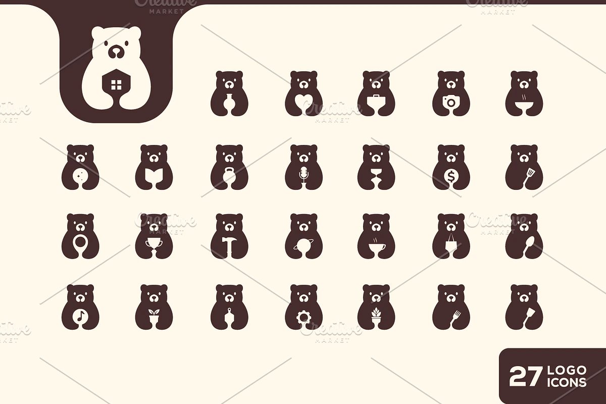 Need a little 'bear'y cute mascot for your brand? This adorable flat icon is perfect for adding some charm. ow.ly/QZcO50RhO6l #FlatIconDesign #BearIcon