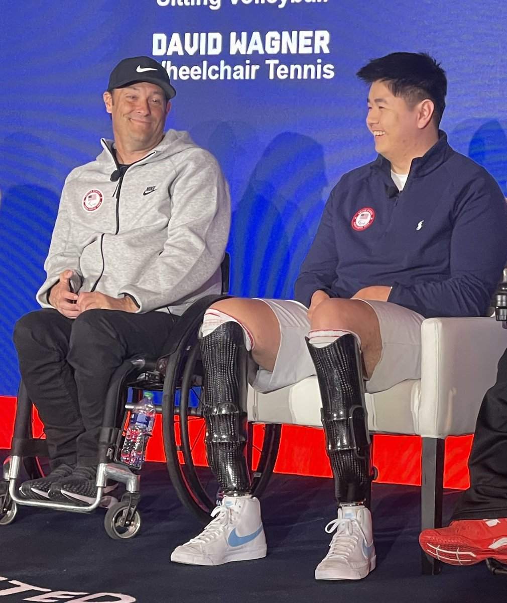 David Wagner &amp; Zion Redington telling us just how expensive their chairs are for Tennis &amp; Rugby. $8500 for Tennis &amp; $13,000 for Rugby 😳😳 thankfully they do get some sponsors but not enough! And don’t even get them started on if repairs need to be made! <a href="/JSNSPORTINGNEWS/">Jersey Sporting News</a>