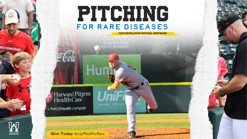 This season I am dedicating my performance to help @upliftingathletes raise funds and bring awareness to the 1 in 10 Americans living with a #RareDisease. Please pledge, donate or share my #PitchingForRareDiseases campaign for the '24 @GoSquirrels charity.pledgeit.org/c/h0wB875LxR